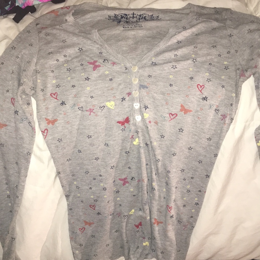 No boundaries long sleeved ribbed Shirt